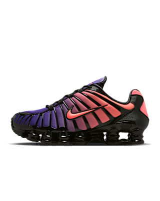 Nike Shox TL メンズ28 Nike Shox TL, Men's Trainers, Black Black University Red, 10 US